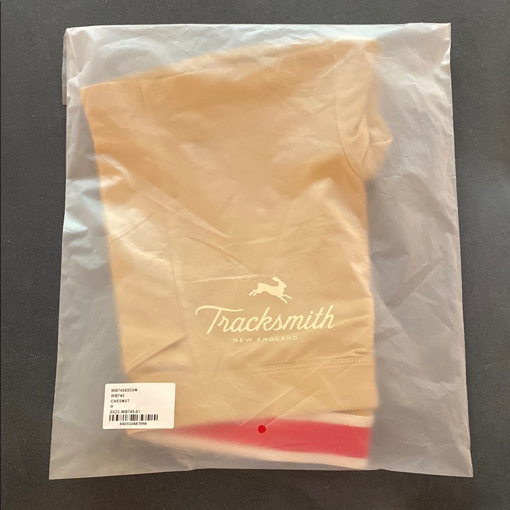 Tracksmith NWT Size Medium Lane 5 Shorts in Chestnut